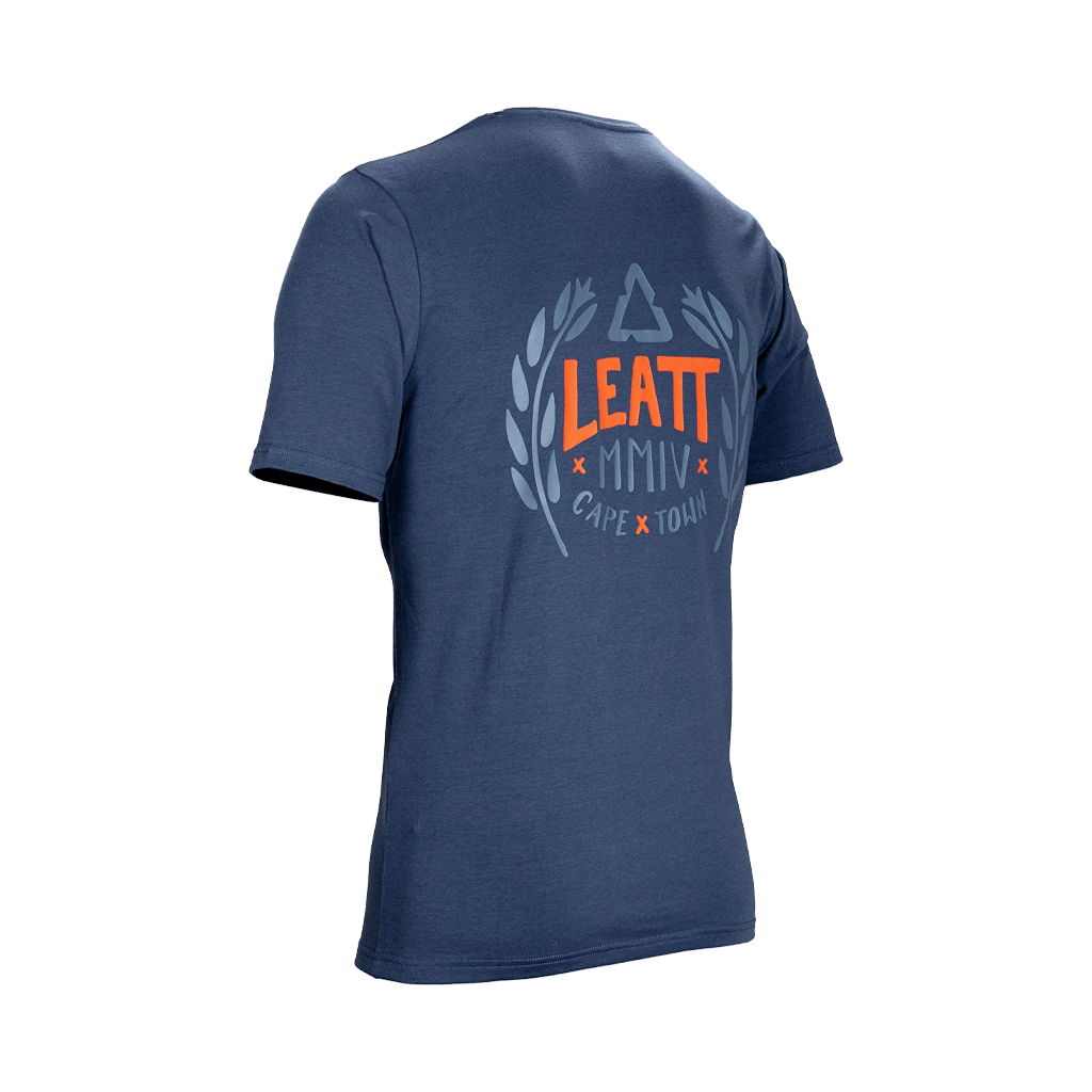 T-Shirt Leatt Core - Navy - Genetik Sport