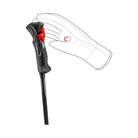 Ski Poles Leki Airfoil 14 TR - Black/Anthracite - Genetik Sport