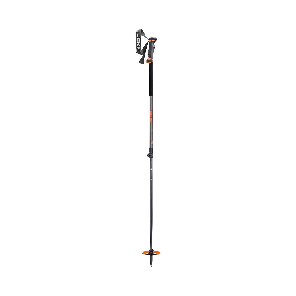 Ski Poles Leki Helicon Lite - Anthracite/Neon Orange 110 - 145 cm - Genetik Sport