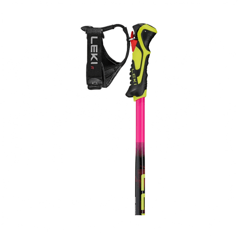 Ski Poles Leki WCR Evo Lite SL TR - Neon Pink/Neon Orange - Genetik Sport