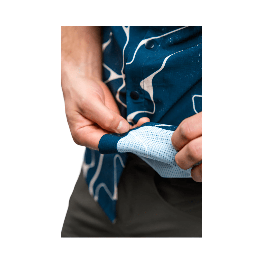 Tech Shirt Libe Mens Thanan SS - Blue Night - Genetik Sport