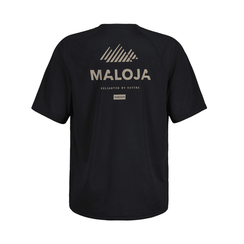 Jersey Maloja Mens GernM SS - Deep Black - Genetik Sport