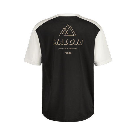 Jersey Maloja Mens HagenbachM SS - Deep Black Multi - Genetik Sport