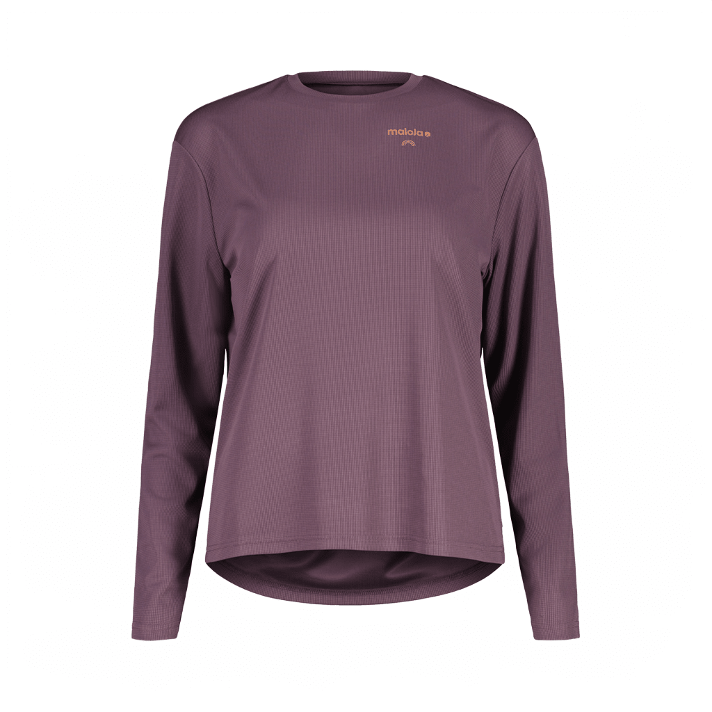Jersey Maloja Womens LoganM LS - Stormy Lilac - Genetik Sport