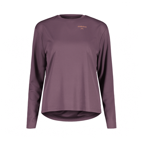 Jersey Maloja Womens LoganM LS - Stormy Lilac - Genetik Sport
