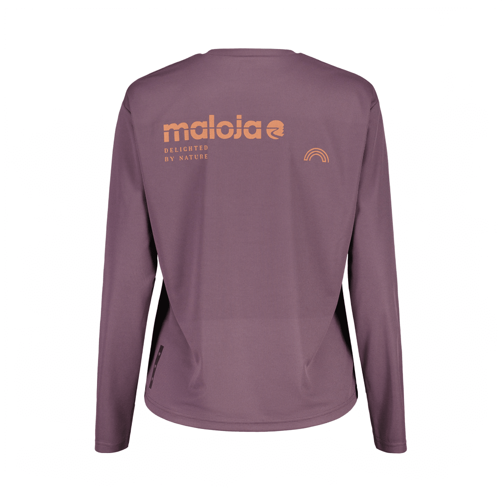 Jersey Maloja Womens LoganM LS - Stormy Lilac - Genetik Sport