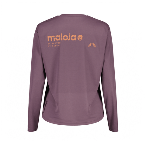 Jersey Maloja Womens LoganM LS - Stormy Lilac - Genetik Sport