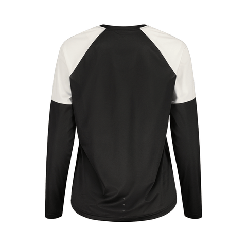 Jersey Maloja Womens WolgaM LS - Deep Black Multi - Genetik Sport