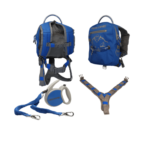 MDX ONE The One Ski/Snow Backpack With Retractable Rope - Blue - Genetik Sport