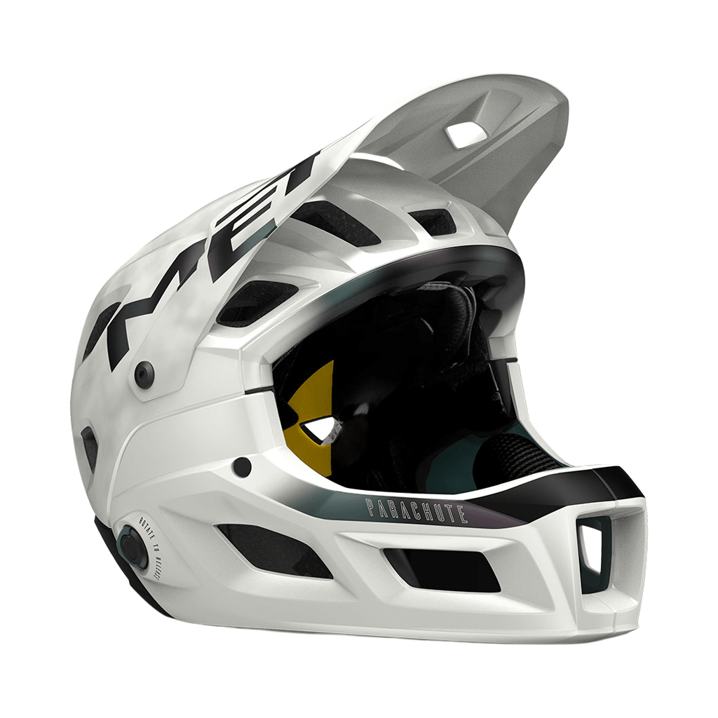Helmet MET Parachute MCR MIPS - White Iridescent Matte - Genetik Sport