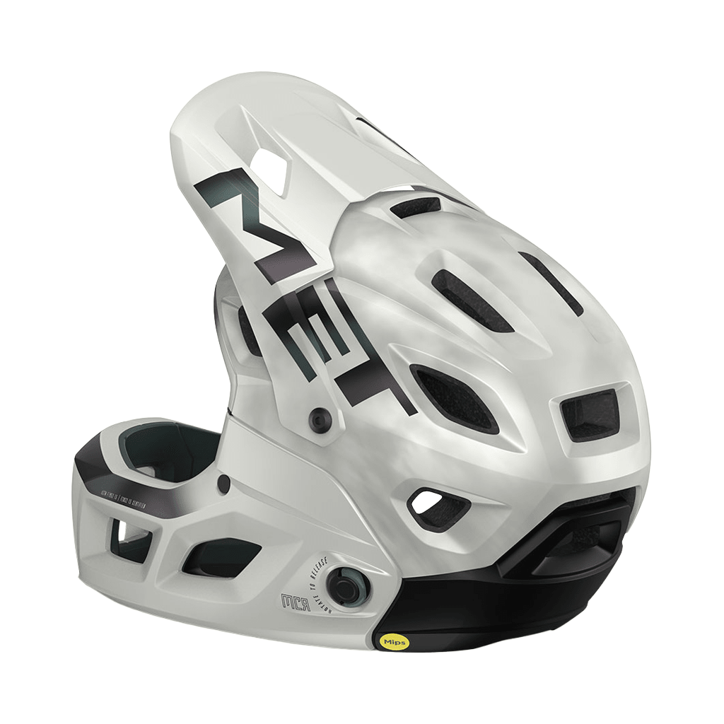 Helmet MET Parachute MCR MIPS - White Iridescent Matte - Genetik Sport
