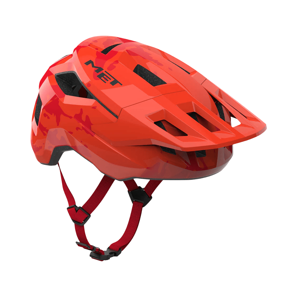 Youth Helmet MET Shelter MIPS - Red Glossy - Genetik Sport