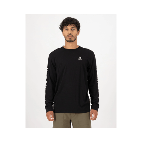 Jersey Mons Royale Mens Icon Merino Classic LS MR Rad - Black - Genetik Sport