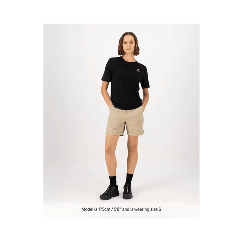 Jersey Mons Royale Womens Icon Merino SS Rad Things - Black - Genetik Sport