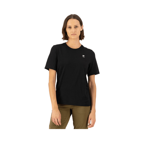 Jersey Mons Royale Womens Tarn Merino SS - Black - Genetik Sport