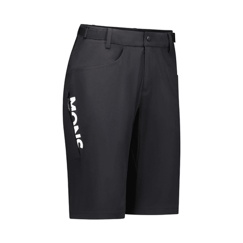 Shorts Mons Royale Mens Diversion Merino Trail Vert Lock Up - Black - Genetik Sport