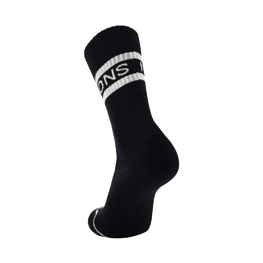 Socks Mons Royale Signature Crew - Black/White - Genetik Sport