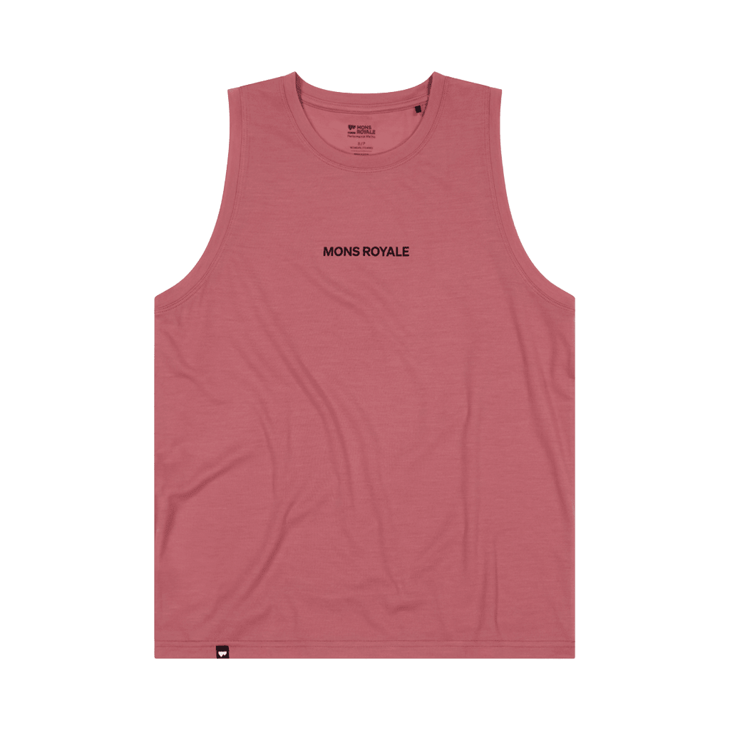Tank Mons Royale Womens Icon Merino - Canyon Rose - Genetik Sport
