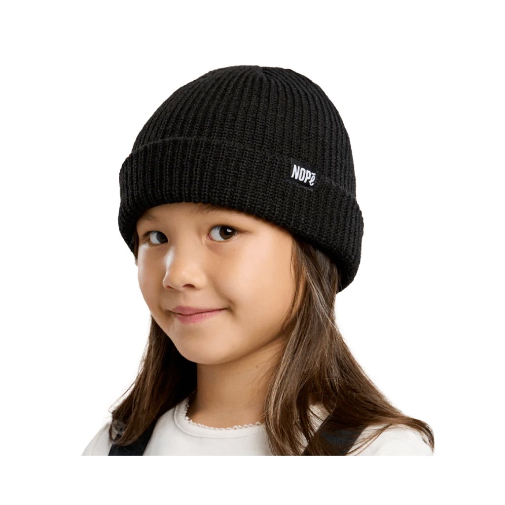 Youth Beanie NOPé - Black - Genetik Sport