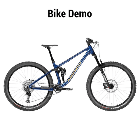 Demo Bike Norco Fluid FS A2 29” - Blue/Copper - Genetik Sport