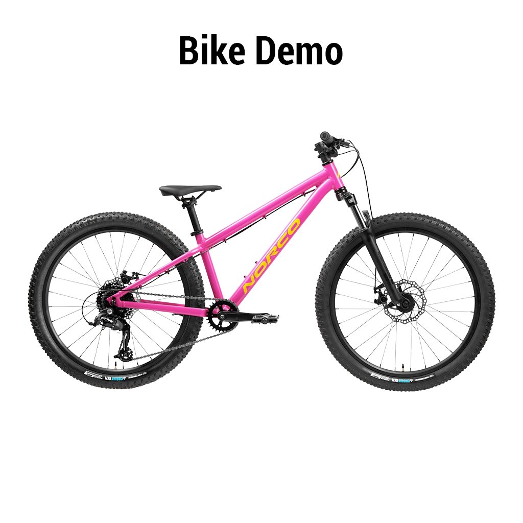 Demo Bike Norco Fluid HT 24.2 - Violet/Yellow - Genetik Sport