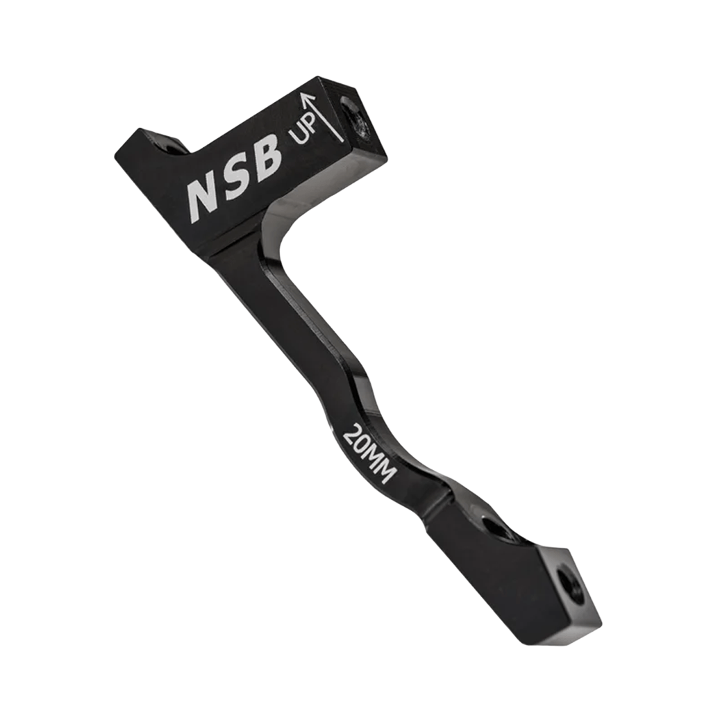 Disc Brake Adapter NSB Post Mount +20mm Spacing - Black - Genetik Sport