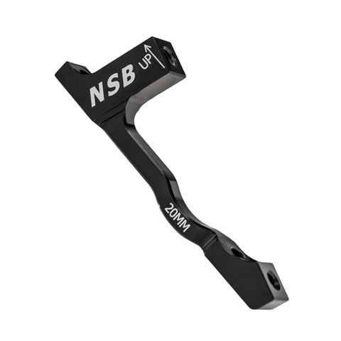 Disc Brake Adapter NSB Post Mount +20mm Spacing - Black - Genetik Sport