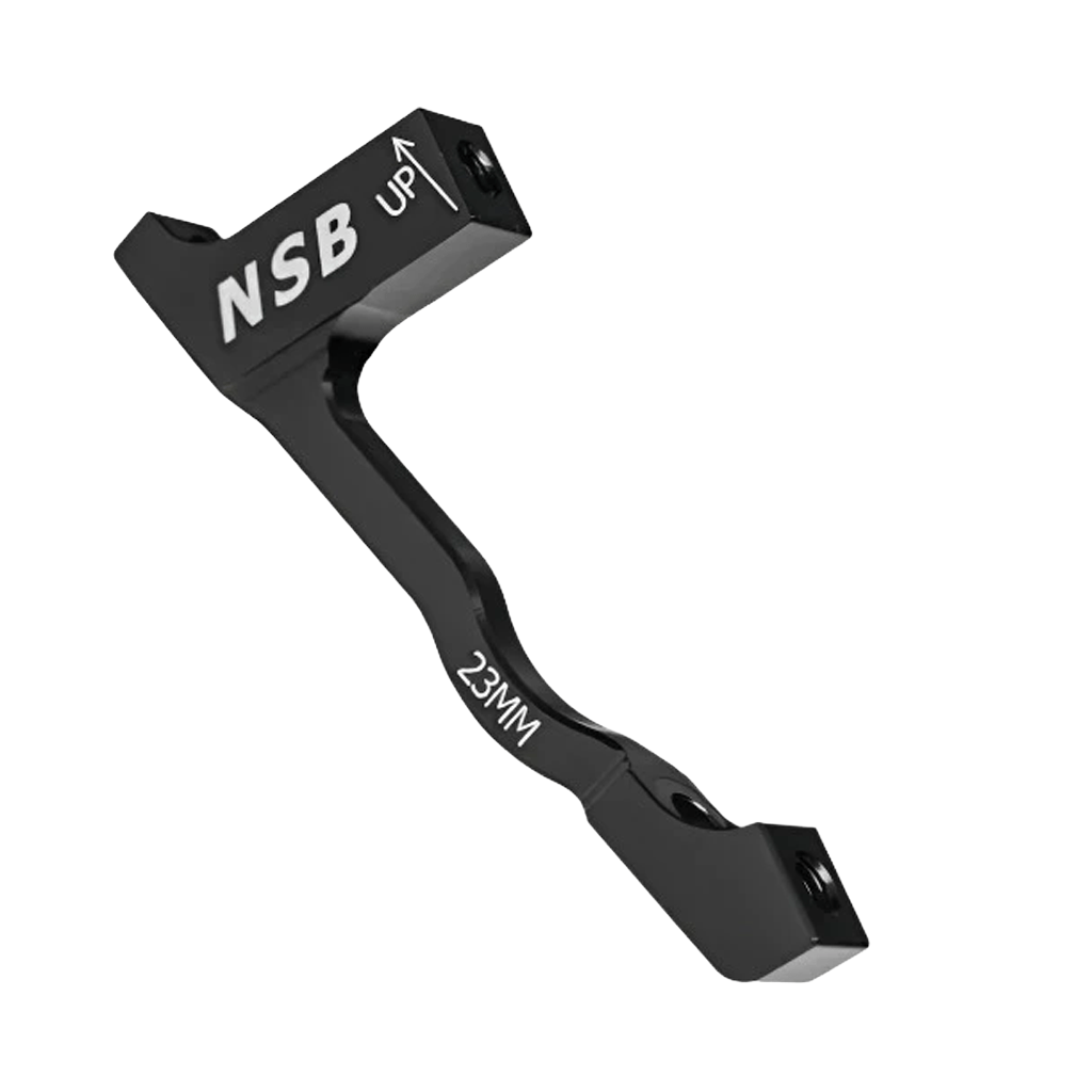Disc Brake Adapter NSB Post Mount +23 mm Spacing - Black - Genetik Sport