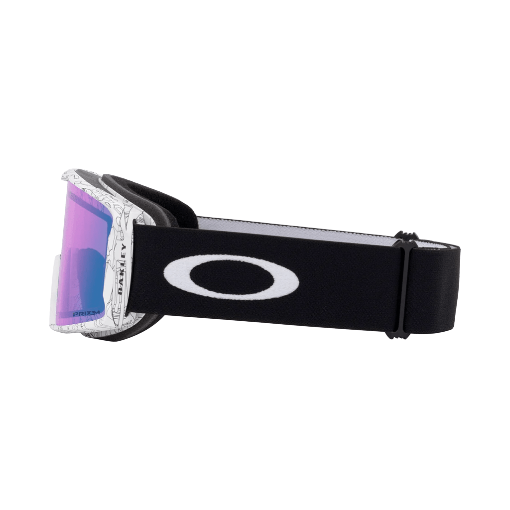 Goggles Oakley Line Miner L White Ghost Text - Prizm Snow Iced