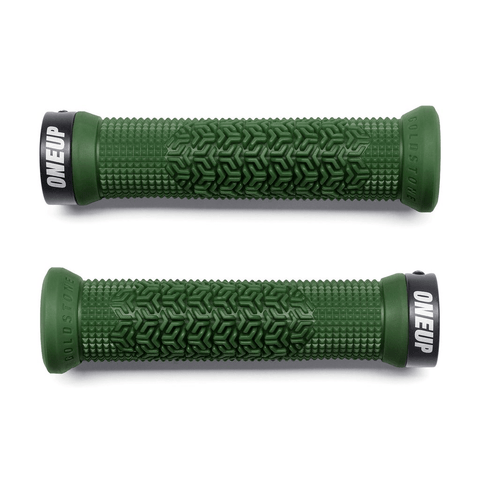 Grips OneUp Lock - On Jackson Goldstone Signature - Dark Green - Genetik Sport