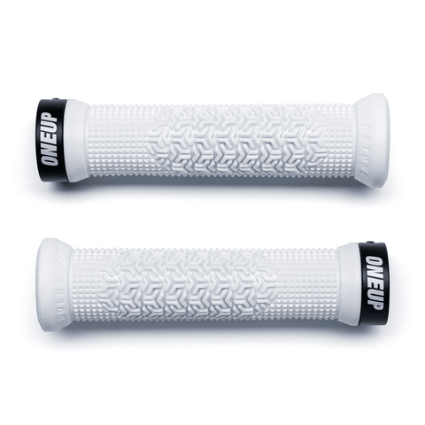 Grips OneUp Lock - On Jackson Goldstone Signature - White - Genetik Sport