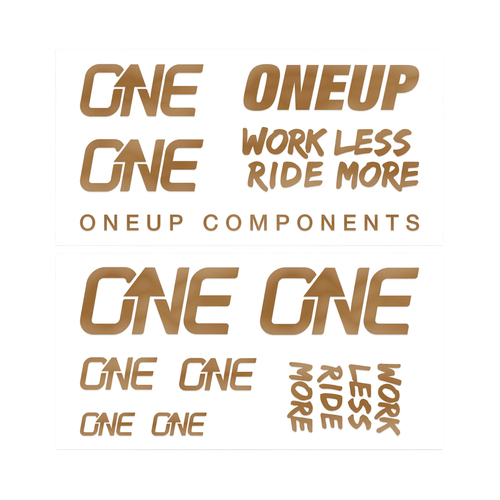 Handlebar Decal Kit OneUp Components - Bronze - Genetik Sport