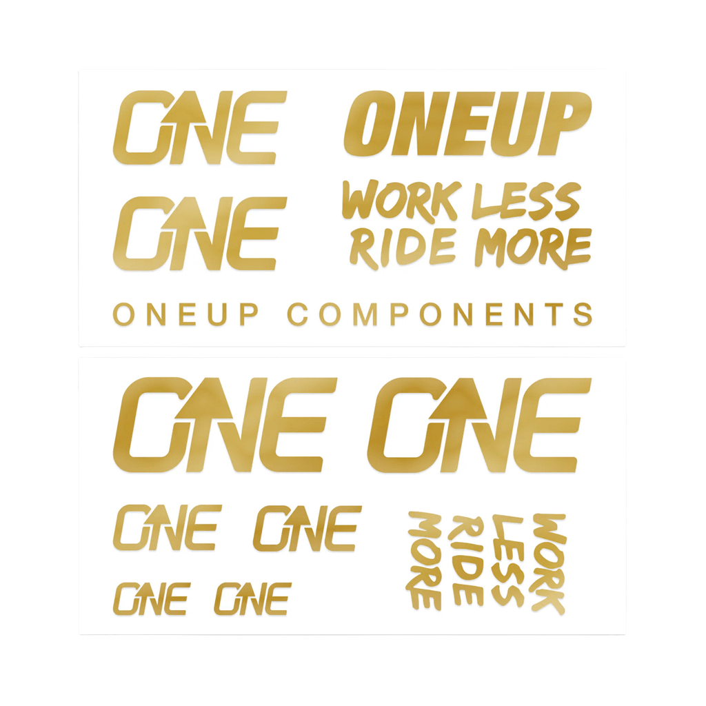 Handlebar Decal Kit OneUp Components - Gold - Genetik Sport