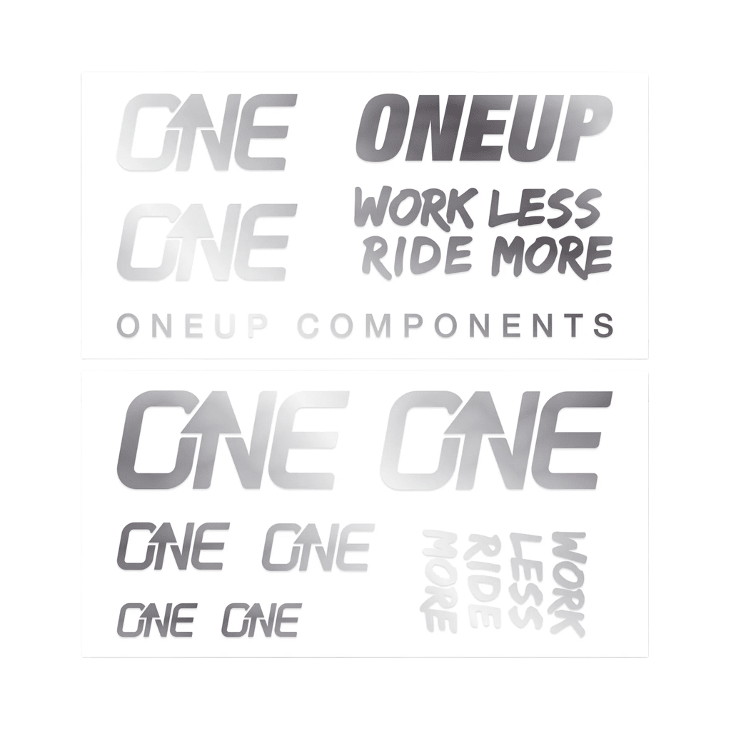 Handlebar Decal Kit OneUp Components - Silver - Genetik Sport