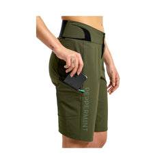 Shorts Peppermint Trail Tech - Spruce - Genetik Sport