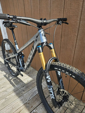 Bike Pivot Trail 429 Enduro Pro XO AXS Eagle Transmission - Silver - Genetik Sport