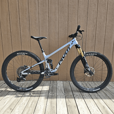 Bike Pivot Trail 429 Enduro Pro XO AXS Eagle Transmission - Silver - Genetik Sport