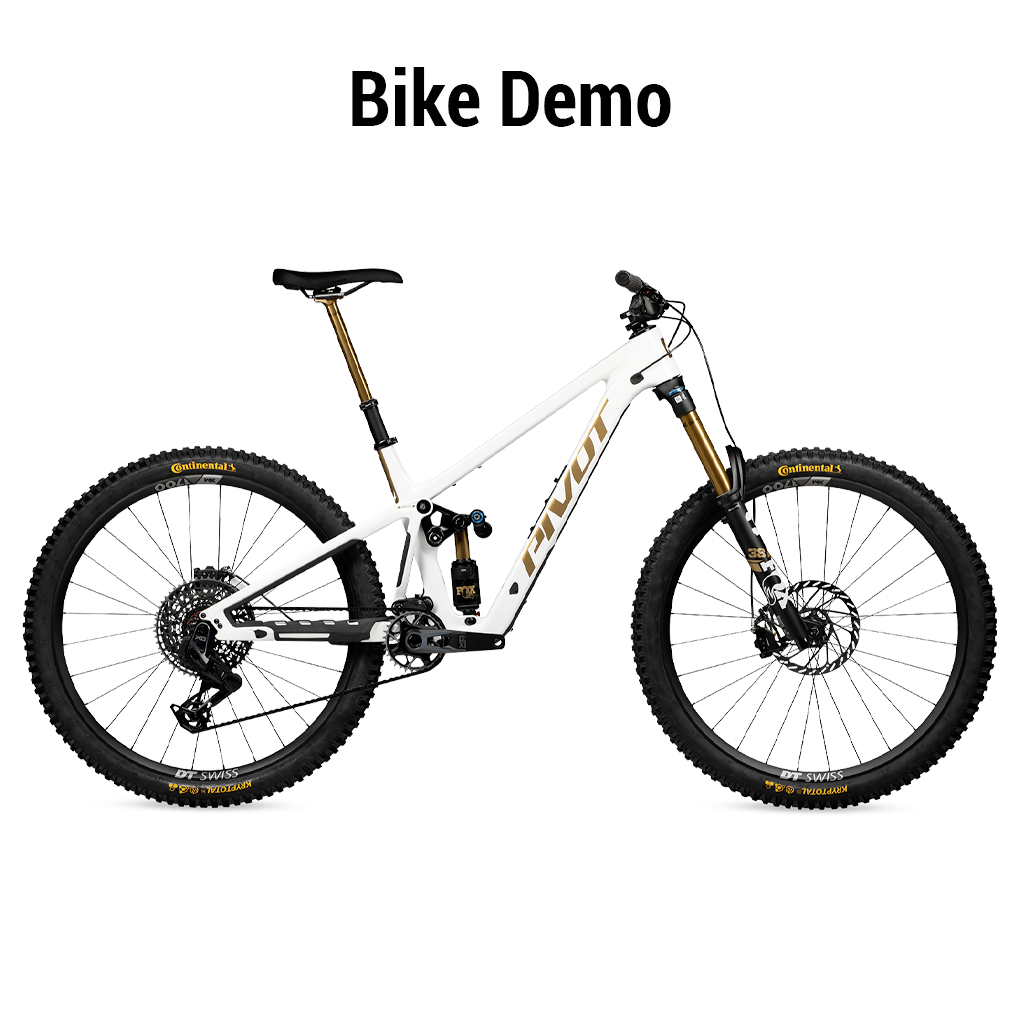 Demo Bike Pivot Firebird Pro X0 AXS Eagle Transmission - White Gold - Genetik Sport