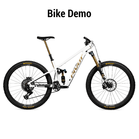 Demo Bike Pivot Firebird Pro X0 AXS Eagle Transmission - White Gold - Genetik Sport