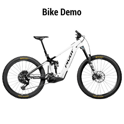 Demo E-Bike Pivot Shuttle LT Ride 70/90 Gen5 CX - Stone Cold White - Genetik Sport