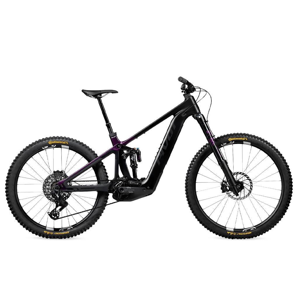 E - Bike Pivot Shuttle LT Pro X0 Gen5 CXR Podium Elite - Black Royal Purple - Genetik Sport