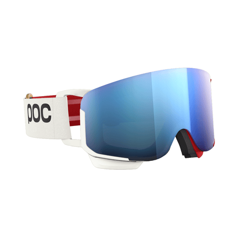 Goggles POC Nexal Mid - Red / White / Partly Sunny Blue - Genetik Sport