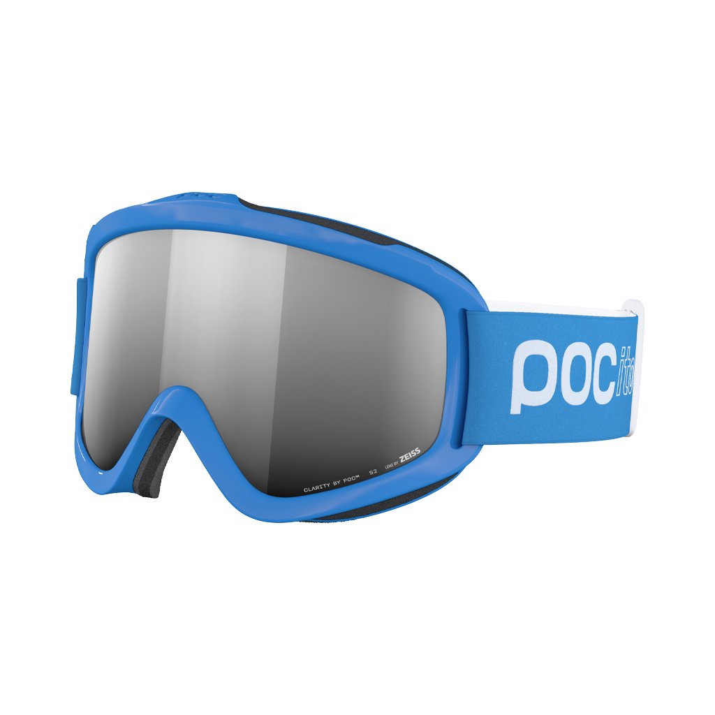 Goggles POC Pocito Iris Fluorescent Blue - Partly Sunny Silver - Genetik Sport