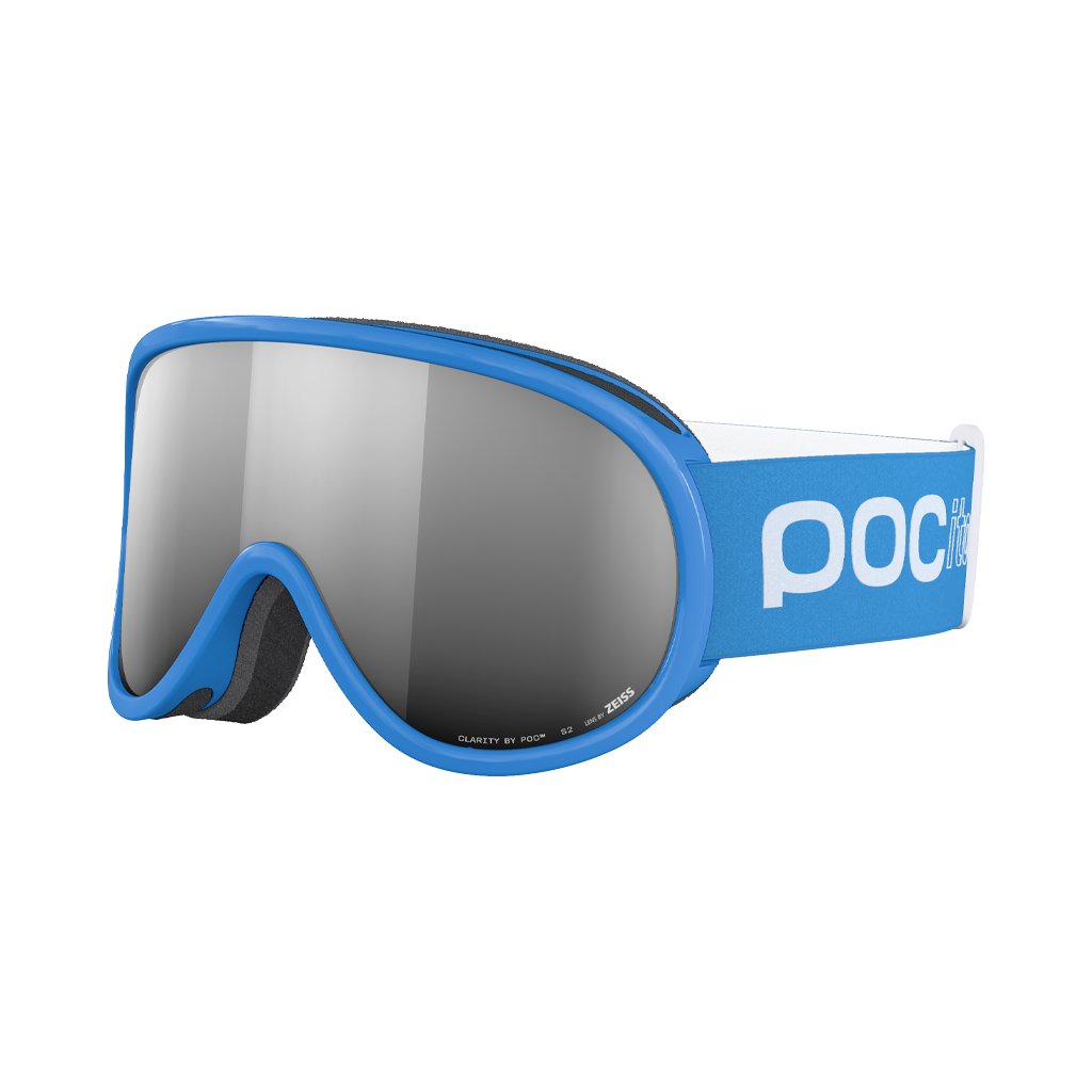 Goggles POC Pocito Retina Fluorescent Blue - Partly Sunny Silver - Genetik Sport