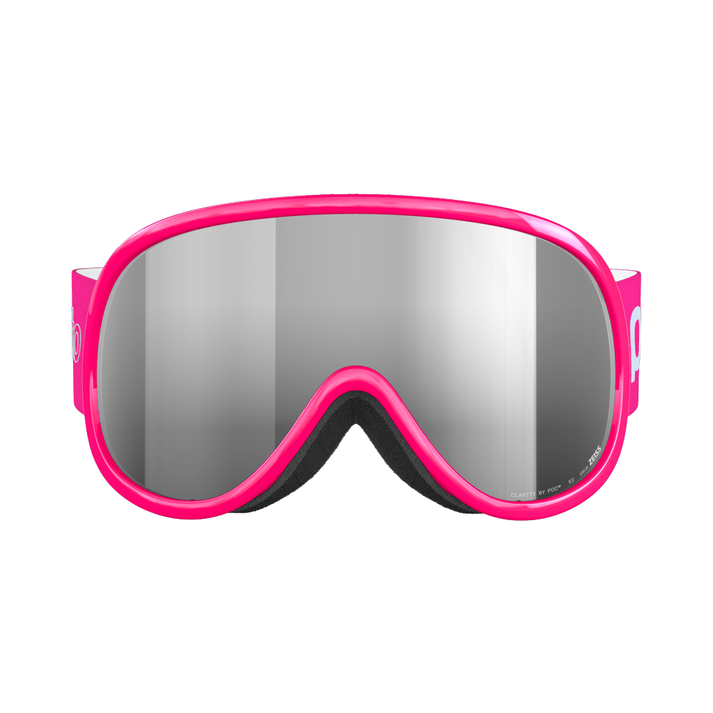 Goggles POC Pocito Retina Fluorescent Pink - Clarity Partly Sunny Silver - Genetik Sport