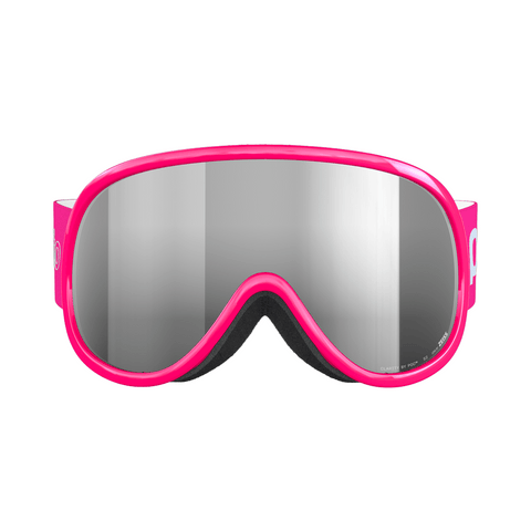 Goggles POC Pocito Retina Fluorescent Pink - Clarity Partly Sunny Silver - Genetik Sport