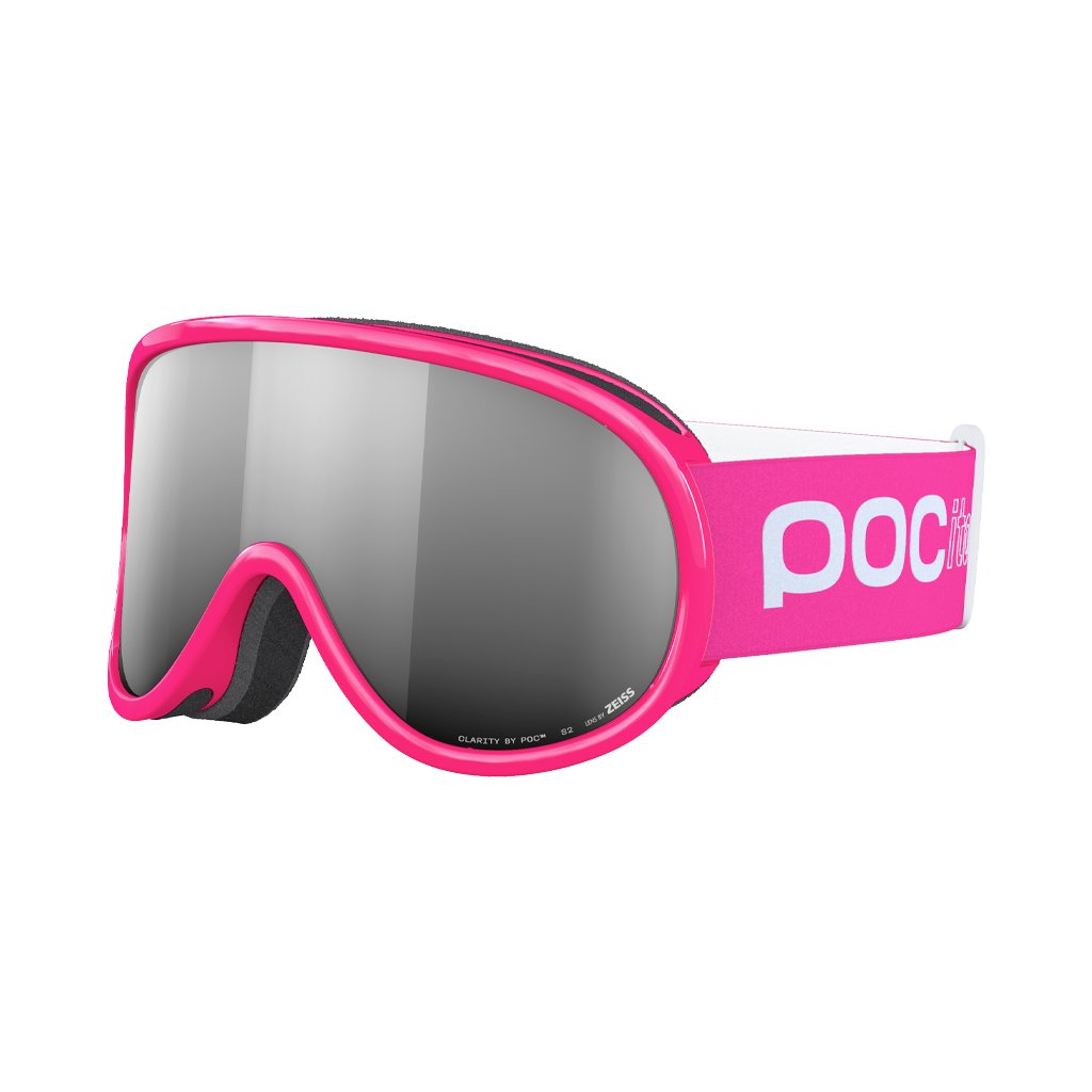 Goggles POC Pocito Retina Fluorescent Pink - Partly Sunny Silver - Genetik Sport