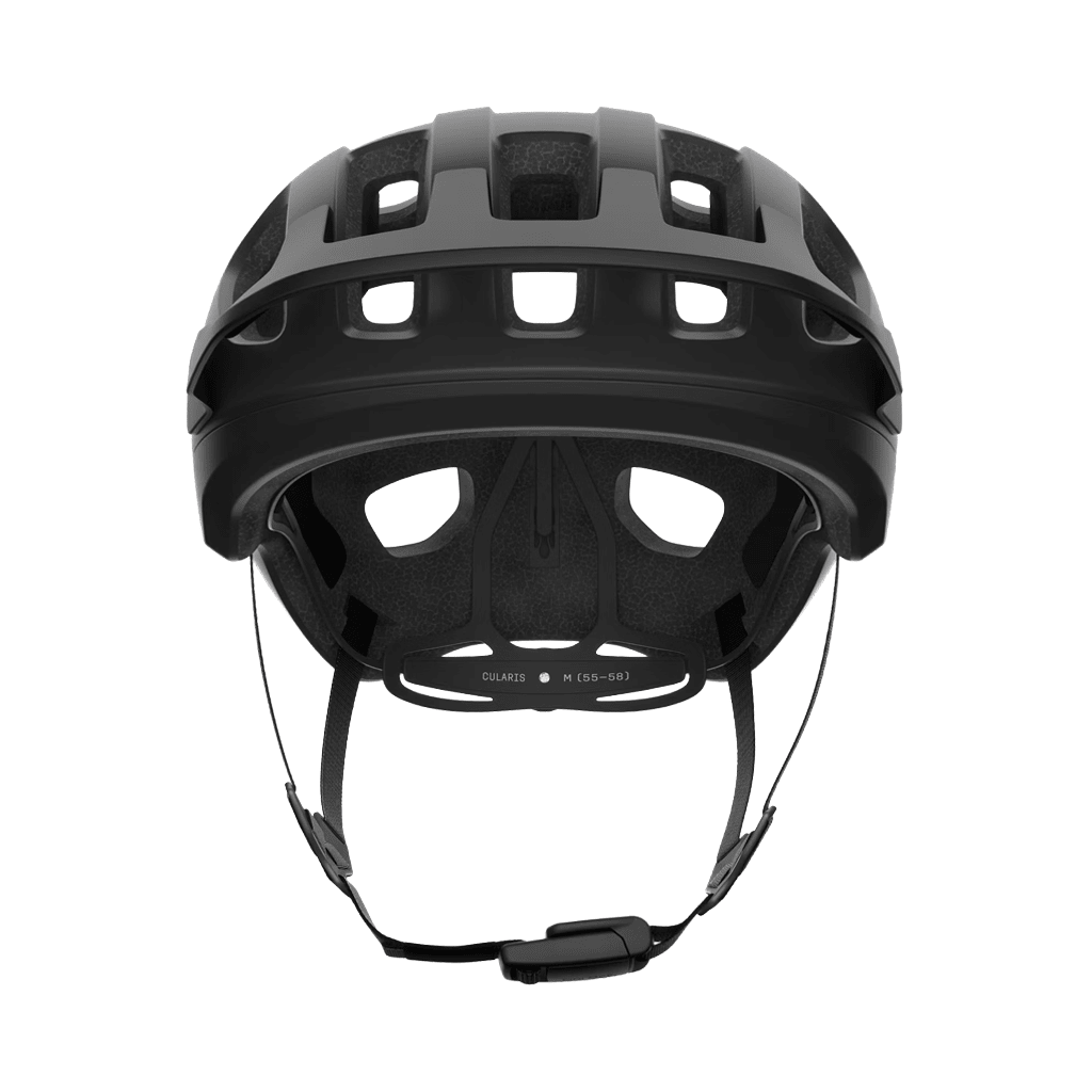 Helmet POC Cularis W/ Logo - Uranium Black Matt/Hydrogen White - Genetik Sport
