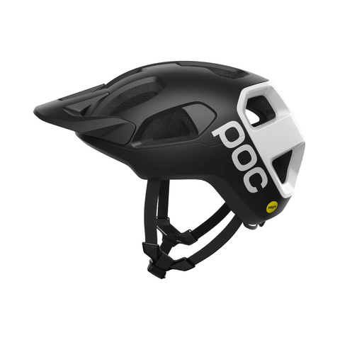 Helmet POC Cularis W/ Logo - Uranium Black Matt/Hydrogen White - Genetik Sport