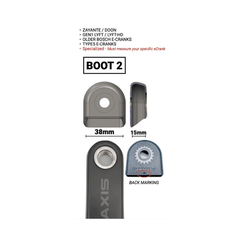 Crank Protector Boots Praxis BOOT 2 - Genetik Sport